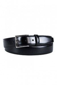 Lederen riem van Plus Man.
