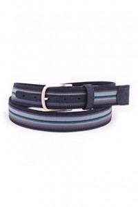 Gestreepte elastische riem van Plus Man