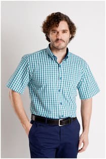 Overhemd korte mouw van Plus Man.