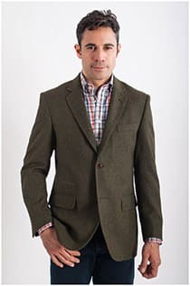 Wollen colbert van Plus Man