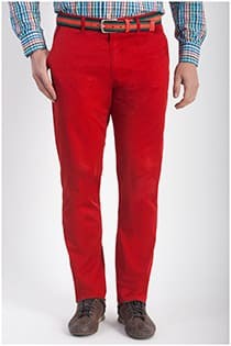 Katoenen extra lange vrijetijdsbroek van Plus Man met stretch.