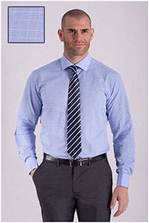 Extra lang Plusman dress overhemd ruitje