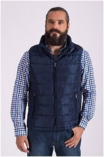 Bodywarmer met ritssluiting van Plus Man