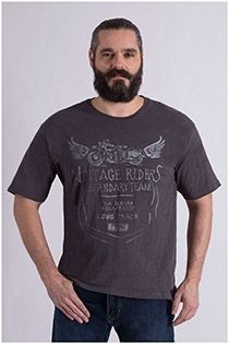 Extra lang korte mouw t-shirt van Kitaro