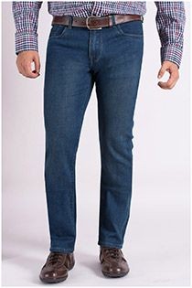 5-pocket jeansbroek van Plusman