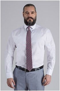 Lengte maten dress shirt van Plusman