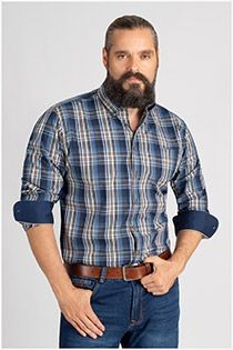 Lange mouw ruiten overhemd van GCM Originals