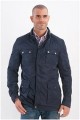 Extra lange zomerjas Plus Man-L-Navy