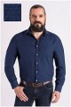 Katoenen casual overhemd met structuurtje Carlos Cordoba