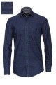 Bedrukt denim overhemd van Casamoda