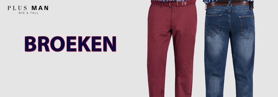Grote maten broeken voor heren Grote maten broeken heren