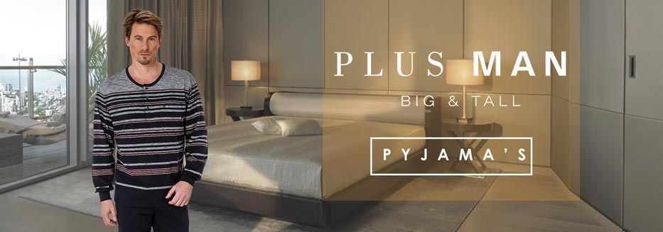 Grote maten heren pyjama Grote maten heren pyjama